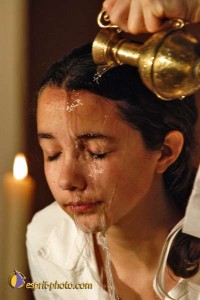 Baptême de jeunes adultes